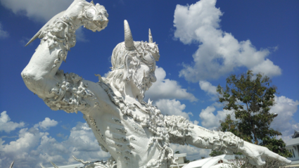 Guardian of The White Temple (Wat Rong Khun), Chiang Rai, Thailand