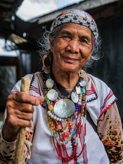 Traditionele Ifugao-vrouw
