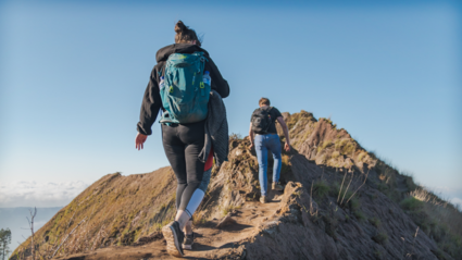 Een ochtendwandeling op Batur Volcano