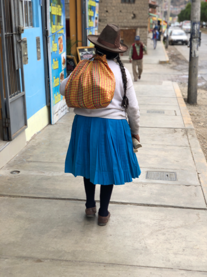 Vrouw in Huaráz